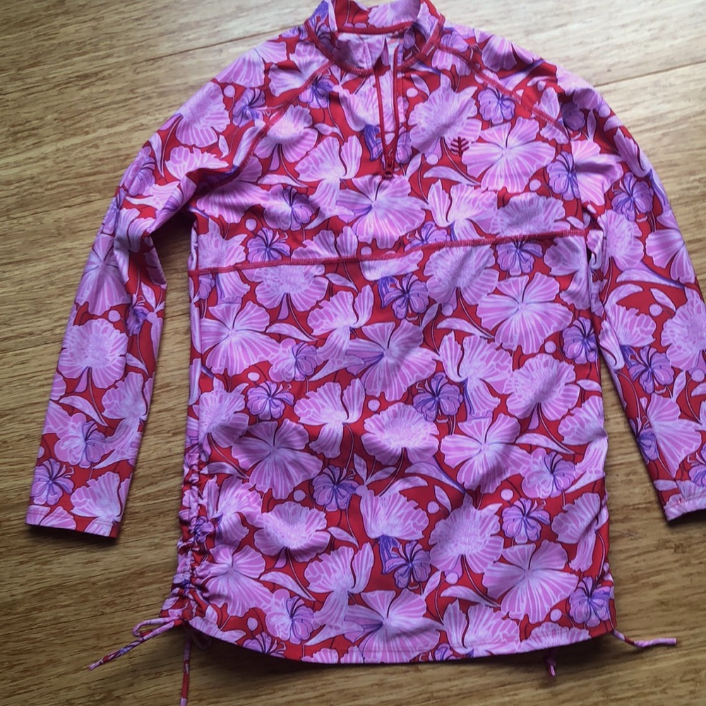 Colibar swim tunic kids large flowered